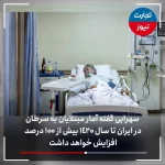 سالانه 135 هزار نفر در ایران به سرطان مبتلا می‌شوند
