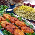 طرز تهیه سبزی پلو با ماهی سالمون / همراه با بهترین روش مزه دار کردن ماهی