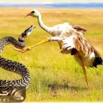 جذابیت حیات وحش/ پیتون خواست این شکارچی رو ببلعه ولی حلقش جر خورد