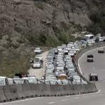 جاده کندوان یک طرفه شد؛ ترافیک سنگین در هراز