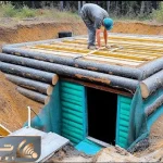 معماری خلاقانه؛ تو اعماق زمین جنگل خونه اعیونی ساخت از حفر فونداسیون گرفته تا پیکور
