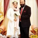 عکس/ استایل دامادی علی اوجی و همسرش نرگس محمدی ۸ سال پیش