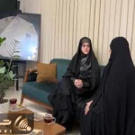 (عکس) دختر پزشکیان در خانه سردار شهید حاجی‌زاده