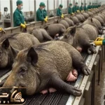 فرآوری گراز؛ گراز وحشی به تله که افتاد مثله میکنن سلفون پیچی عرضه بازار میشه