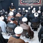 تصاویر عزاداری روز شهادت امام رضا (ع) در دفتر حضرت آیت الله نوری همدانی