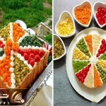 آموزش آشپزی؛ نمونه شیک و چشمنواز سالاد الویه مجلسی اما با روشی ساده حتی برای مبتدی ها