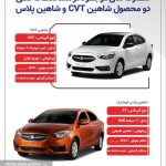 ۵ تفاوت فنی شاهین CVT و شاهین پلاس (+اینفوگرافی)