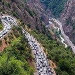 جاده چالوس مسدود شد + علت