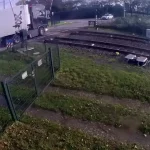 ببینید؛ تصادف وحشتناک قطار با کامیون