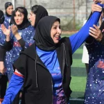 پا به توپ شدن بانوان هنرمند با کاپیتانی مرجانه گلچین + عکس