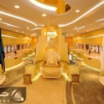 هواپیمای شخصی ترامپ که از نزدیک ببینی امکانات و  ابهتش سه دور قبض روحت میکنه