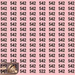 بازی فکری؛ چشات باید مادون قرمز داشته باشه تا بتونی عدد متفاوت رو بین اعداد 542 بیابی