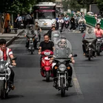 ۱.۵ میلیون موتورسوار تهرانی به دلیل نداشتن کلاه ایمنی جریمه شدند