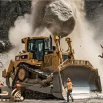 ابزارآلات غول پیکر؛ اپراتور بیل مکانیکی کرد کاری که نباید شد آنچه نباید